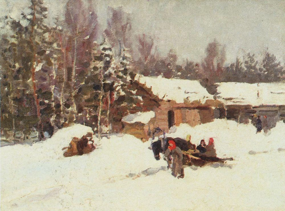 Konstantin Korovin - Paesaggio invernale